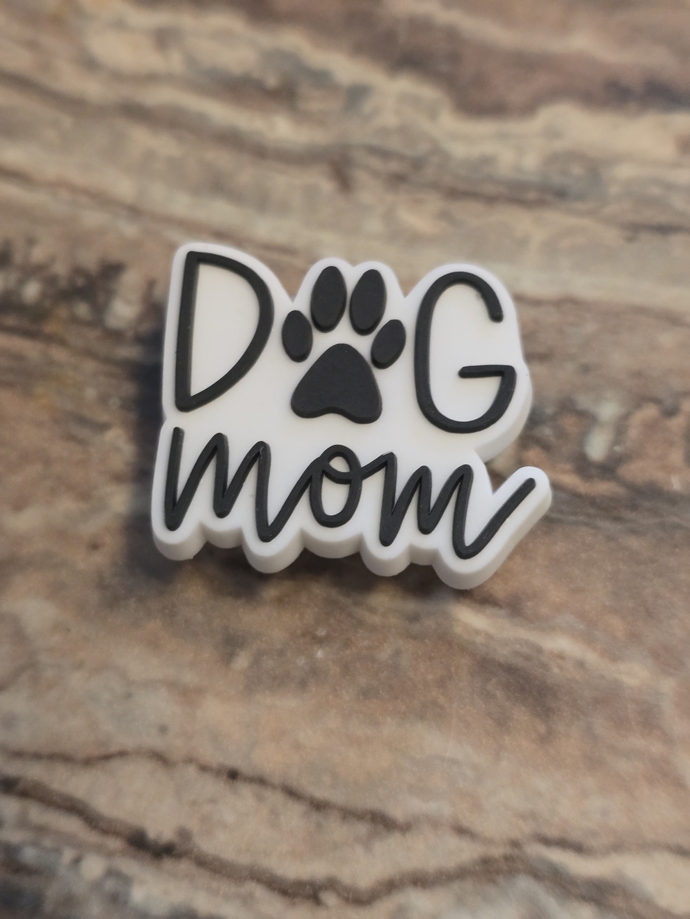 Dog Mom Shoe Charm | Paw Print Dog Mom Charm | Pet Lover Gift